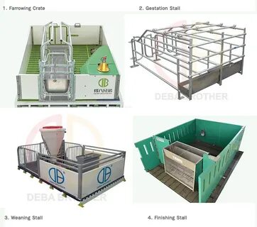 Source Pig Farm Design Farrowing Crate Pig Breeding Equipmen