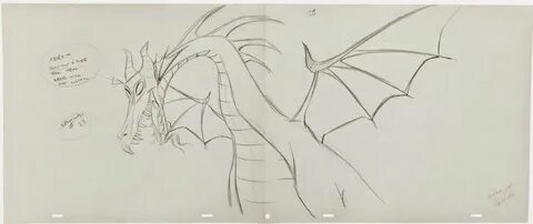 Animation Collection: Very Large Drawing of Maleficent as th