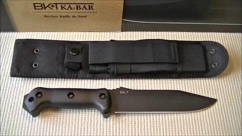 Ka-Bar Becker BK7 Knife Overview and First Impressions. - Yo