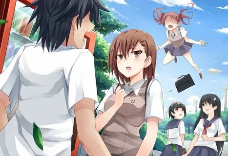 To aru kagaku no railgun kamijou touma misaka mikoto mmrailg