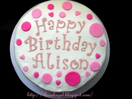 Happy birthday alison images