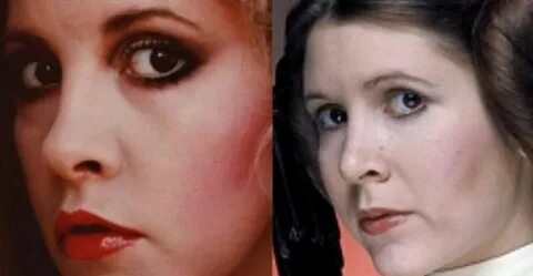 Stevie Nicks and Carrie Fisher- they could be sisters! Stevi