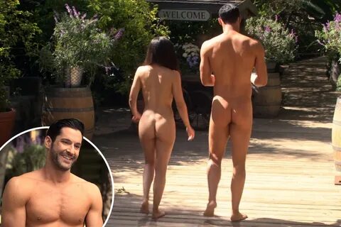 Tom Ellis strips completely naked for nudist 'orgy' in Netfl