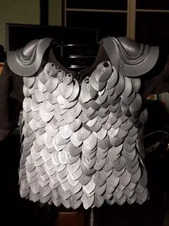 3D Printed Auerlia, Warrior of Valhalla (Scale Mail Armor) b