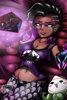“#Sombra Flirting with Reyes (Reaper) #Overwatch Alternate Versions and mor...