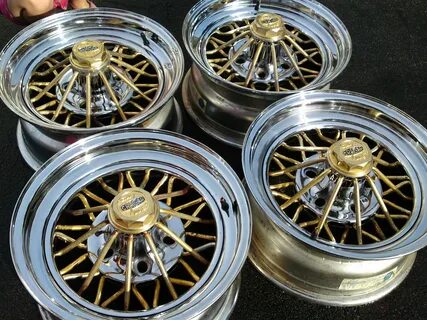 Cragar Rims (Pre-owned 30 Spoke Gold & Chrome Star Wire Whee