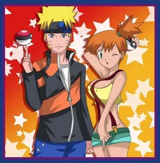 Commission: Pokemon Trainers Naruto and Misty by R-Legend on