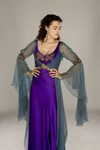 Morgana's purple and blue dress fom BBC's Merlin. Colorful g