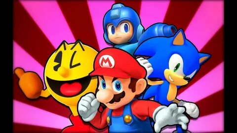 Mario Vs Sonic Vs Mega Man Vs Pac-Man (Rap Battles Of Video 