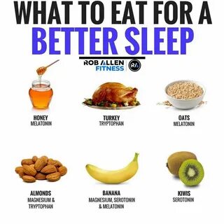 What to eat to sleep better. 