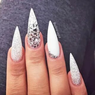 31 Latest Shimmer Nails Designs Stiletto nails designs, Stil