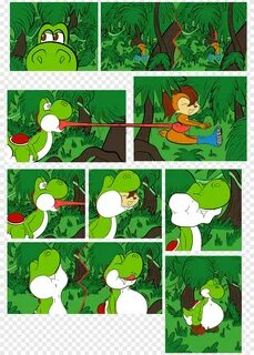 Vorarephilia Yoshi's Island Cartoon Comics, fierce expressio