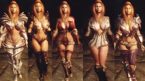 TERA Armors Collection for Skyrim- Male and CHSBHC female 鎧-
