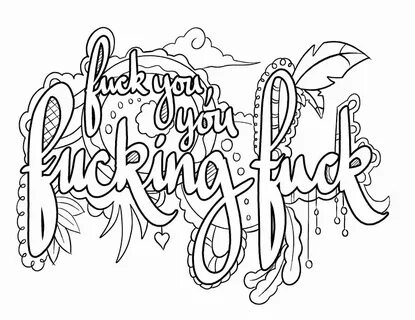 Swear Word Coloring Pages Clipart - Free Printable Coloring 