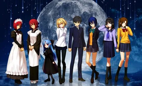 Скачать обои Anime, Girls, Vampire, Game, Type-Moon, Ciel, A