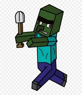 Villager Zombie By Mrbleistift - Minecraft Cartoon Zombie Vi