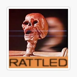 "Rattled Meme" Sticker by Danknesshazard Redbubble