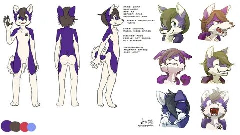 2014 Character/Fursuit Reference Sheet - Weasyl