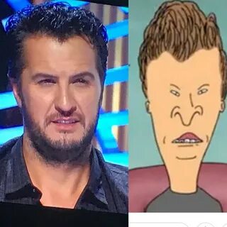 Does Luke Bryan Look Like Butt Head?