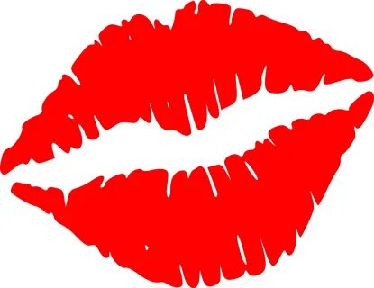 Lips Red Full Print Kiss Love PNG Picpng