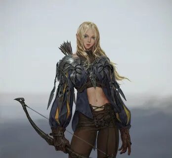 ArtStation - archer, hyunjoong . Archer characters, Female c