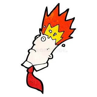 Exploding Head Cartoon Stock Illustrations - 101 Exploding H