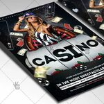 Casino Party - Club Flyer PSD Template PSDmarket