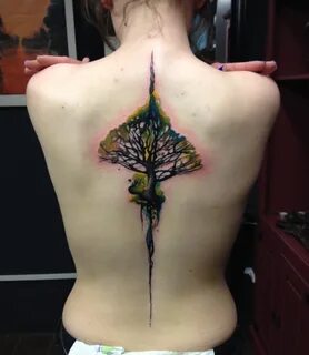 Tree Tattoo Spine