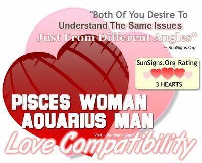 Pisces Woman And Aquarius Man - A Couple With Different Thin