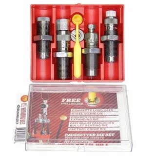 Silver Small Lee Precision Reloading 7x57 Mouser Quick Trim Die Set.
