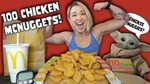 100 CHICKEN McNUGGETS IN 10 MINUTES CHALLENGE - YouTube