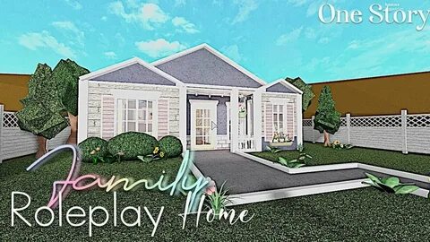 Bloxburg: Aesthetic family roleplay home one-story - YouTube