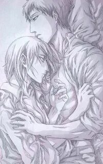 Annie x Bertholdt SNK Attack on titan art, Attack on titan a