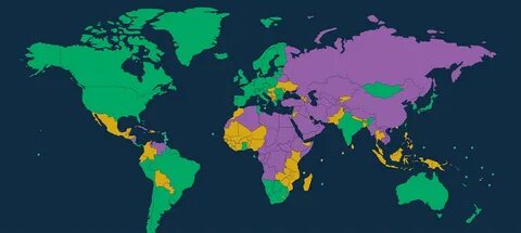 Freedom in the World 2020 Map of Freedom. 