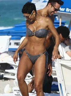 NICOLE MURPHY in Bikini at a Beach in Miami - HawtCelebs