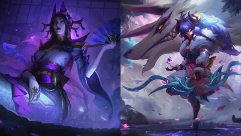 New Spirit Blossom skins revealed for Cassiopeia, Kindred, R