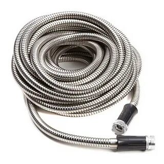 Real Steel Metal Garden Hose 25 FT- As Seen on TV