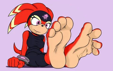 Shade the Echidna Feet' *COLOR* By Screampunk by cornchip21 