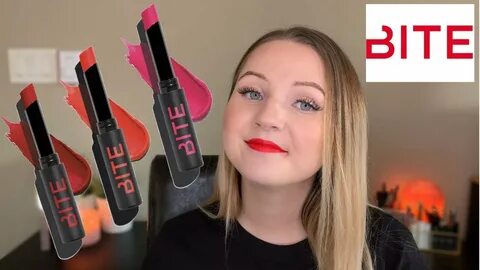 NEW Bite Beauty Outburst Longwear Lip Stain Review and Swatc