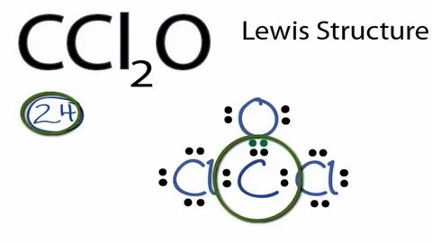 Lewis Dot Structure For Cl2co - Drawing Easy