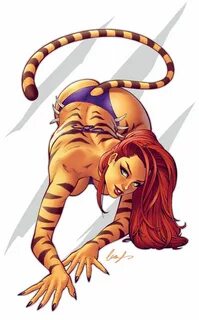 Tigra by Elias-Chatzoudis on deviantART Tigra marvel, Comic 