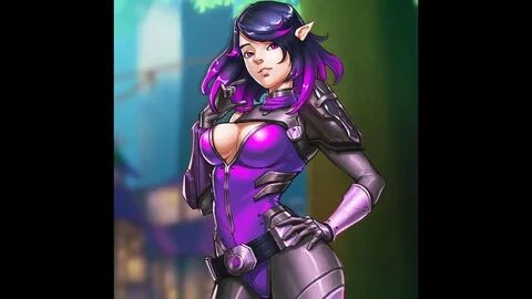 paladins skye Game play she is hot lady - YouTube