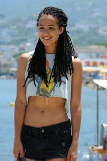 NATHALIE EMMANUEL in Bikini at a Boat in Ischia 07/15/2015 -
