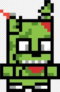 Springtrap - Spring Trap Pixel Art, HD Png Download - 704x10