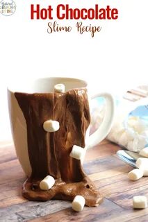 Hot Chocolate Slime Recipe with Contact SolutionÂ - Natural B