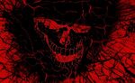 Black And Red Skull Aesthetic Wallpapers - Wallpaper Cave