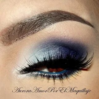 Enhance your brown eyes with a royal blue smokey, perfect fo