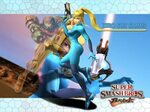 Super Smash Bros Brawl feature Samus and Zero Suit Samus - v