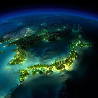 Japanese earth satellite photos