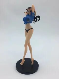 21CM Japanese anime figure one piece Nico Robin swimsuit can